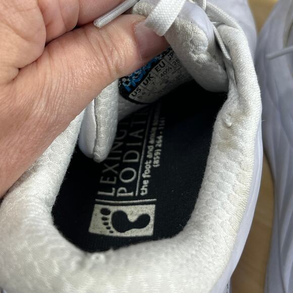 Hoka Bondi SR Shoes Womens Size 8.5 Solid White Running Work Sneakers Athletic - Picture 15 of 16